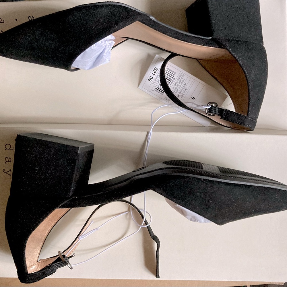 ANewDay Natalia Pointed Toe Block Heeled Pumps